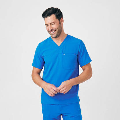 CRFT 2-Pocket V-Neck Top  | Royal