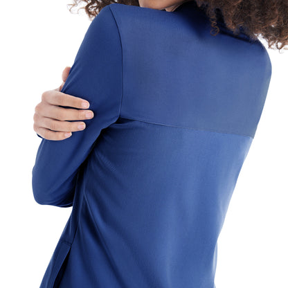 CRFT 3-Pocket Quarter-Zip Mock Neck Pullover Top  | Black