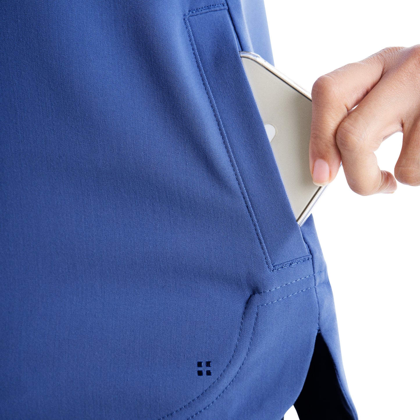 CRFT 3-Pocket Quarter-Zip Mock Neck Pullover Top  | Sugar Plum