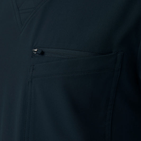 CRFT 4-Pocket V-Neck Top  | Black