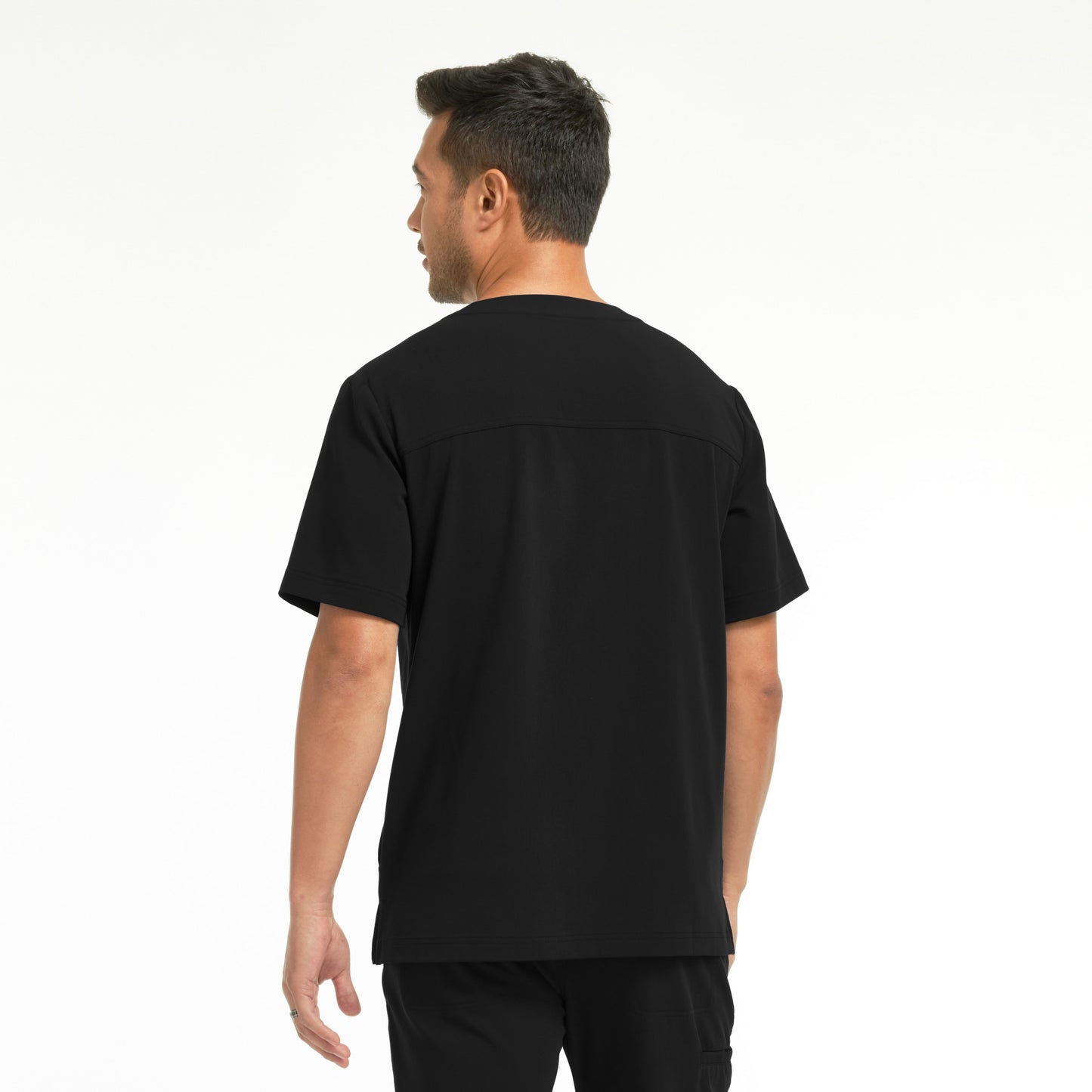 CRFT 4-Pocket V-Neck Top  | Black