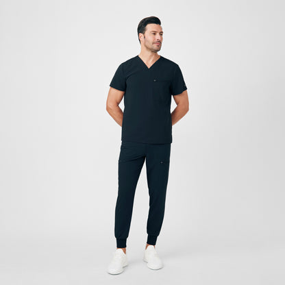 CRFT 4-Pocket V-Neck Top  | Black