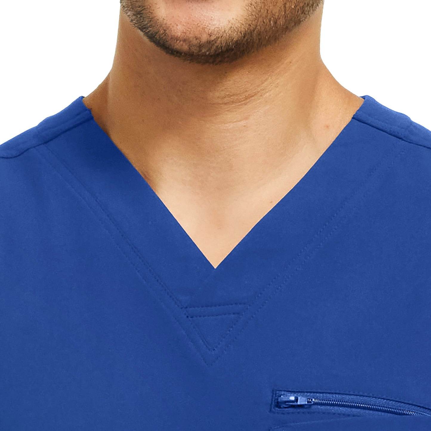 CRFT 4-Pocket V-Neck Top  | Navy