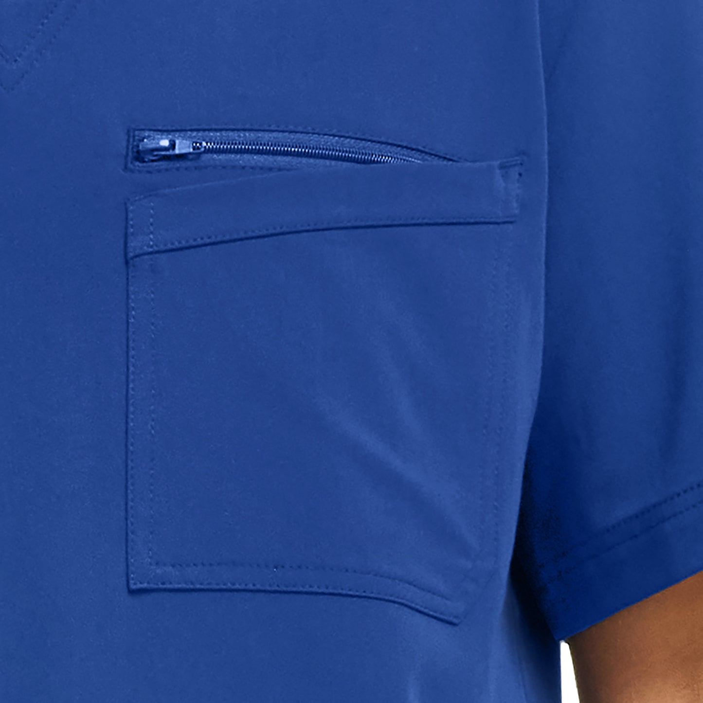 CRFT 4-Pocket V-Neck Top  | Navy