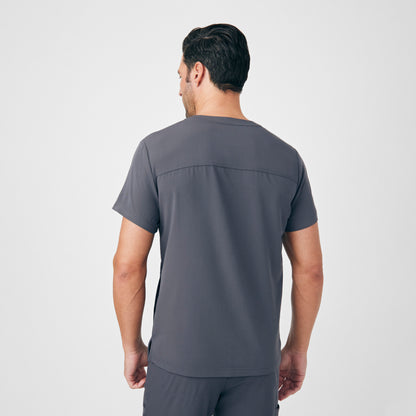 CRFT 4-Pocket V-Neck Top  | Pewter