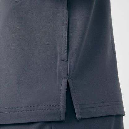 CRFT 4-Pocket V-Neck Top  | Pewter