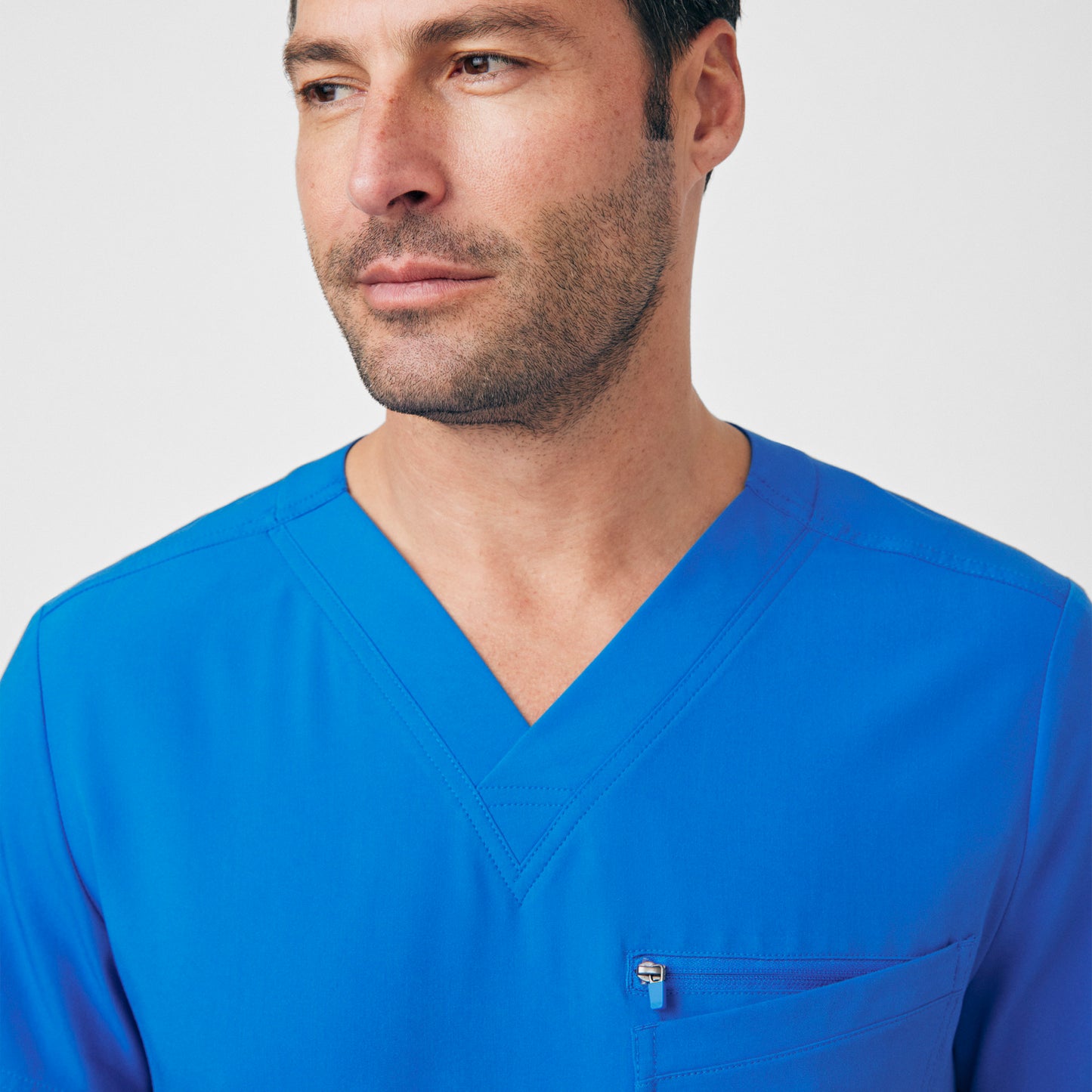 CRFT 4-Pocket V-Neck Top  | Royal