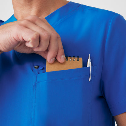 CRFT 4-Pocket V-Neck Top  | Royal