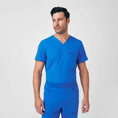 CRFT 4-Pocket V-Neck Top  | Royal