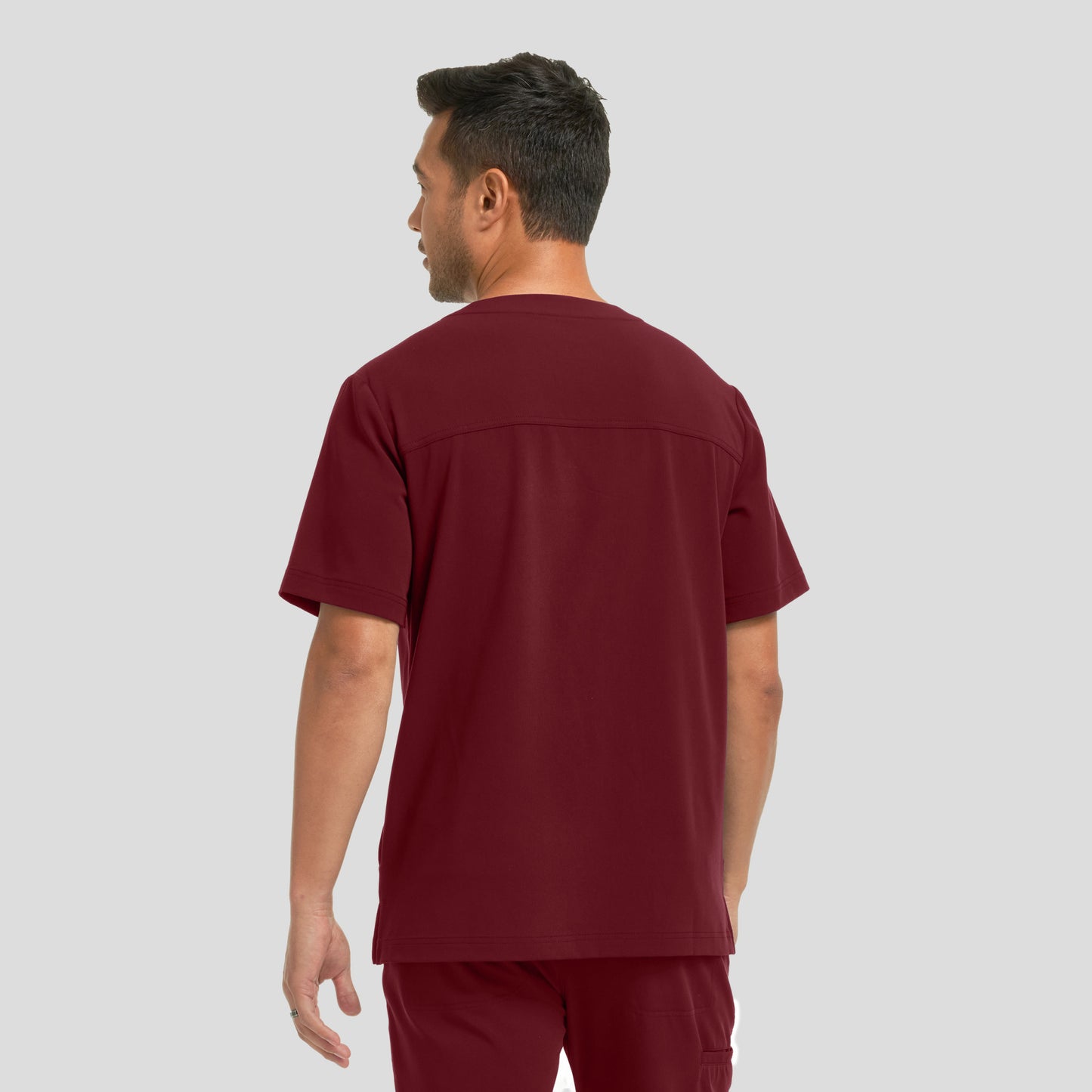 CRFT 4-Pocket V-Neck Top  | Wine