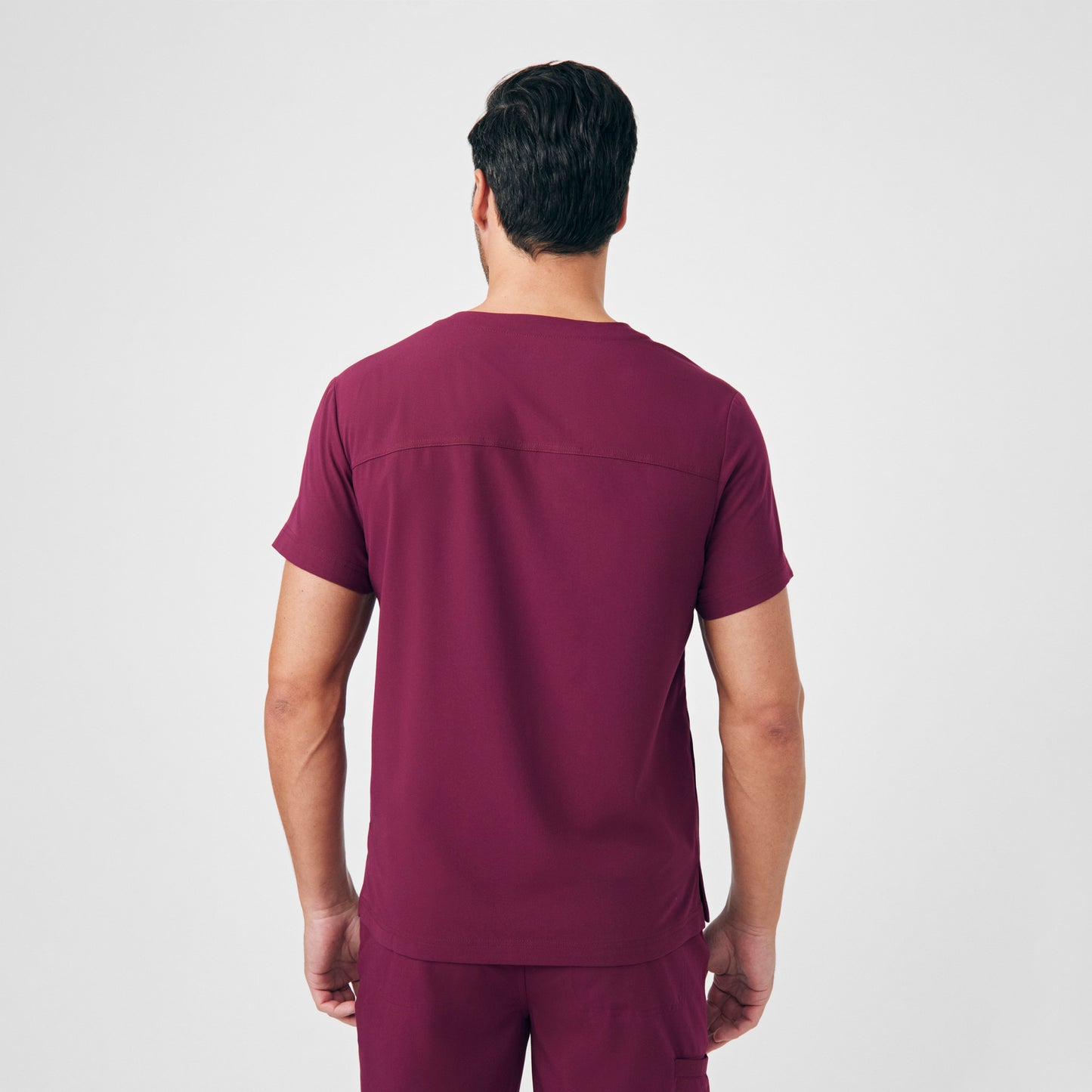 CRFT 4-Pocket V-Neck Top  | Wine