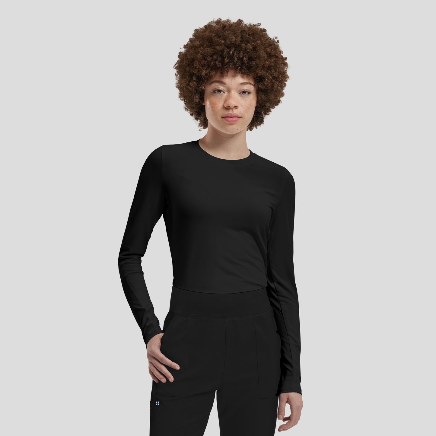 VIBE 1-Pocket Long-Sleeve Tee  | Black
