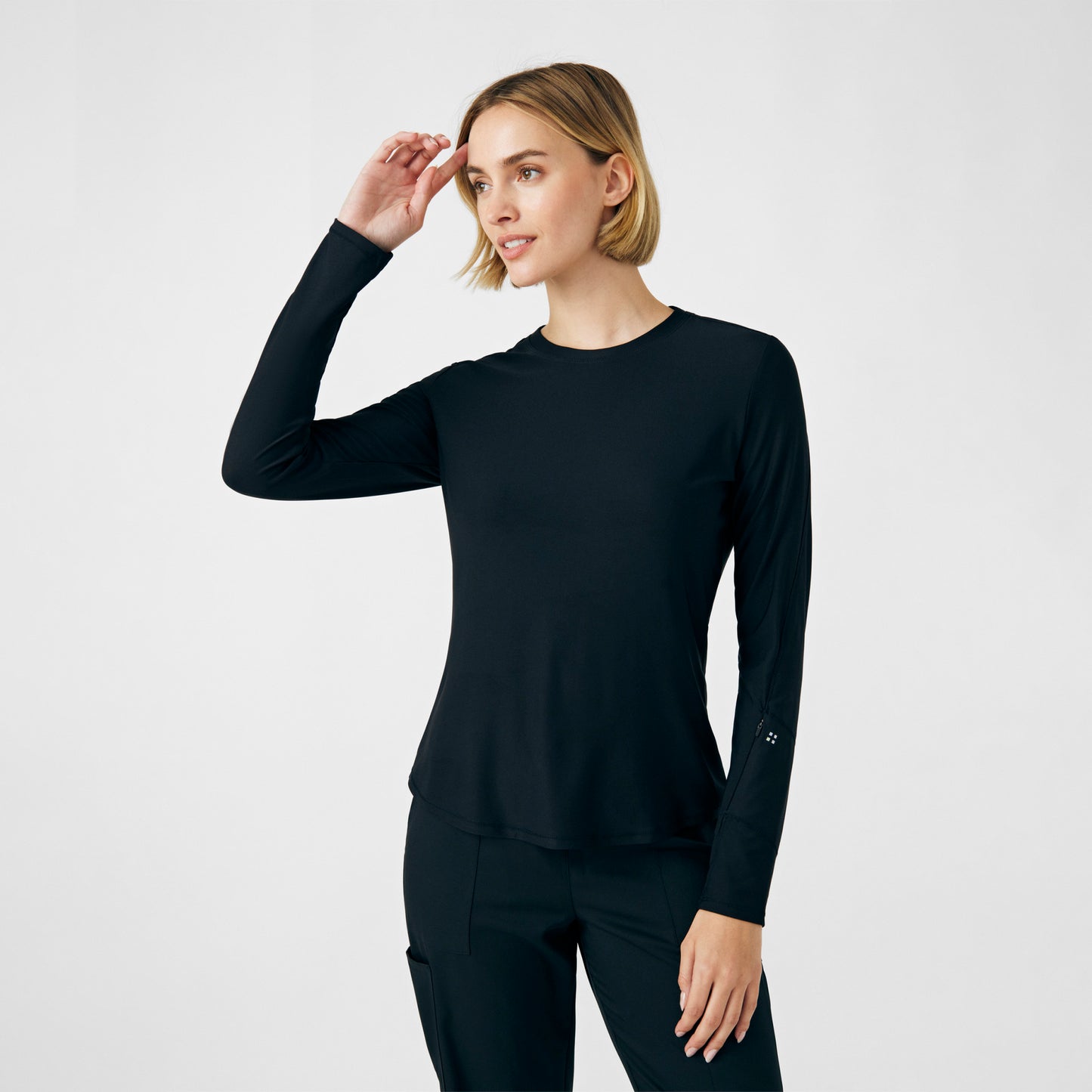 VIBE 1-Pocket Long-Sleeve Tee  | Black
