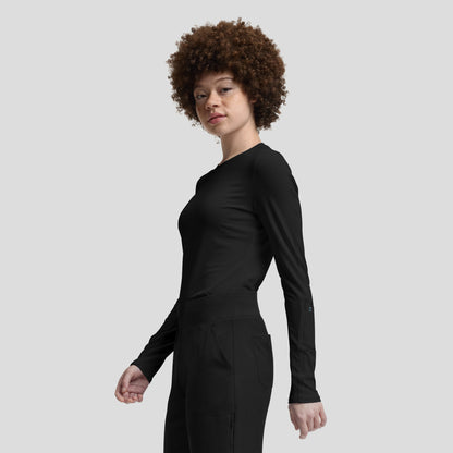 VIBE 1-Pocket Long-Sleeve Tee  | Black