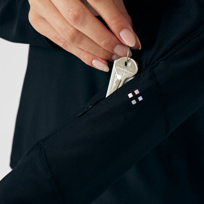 VIBE 1-Pocket Long-Sleeve Tee  | Black