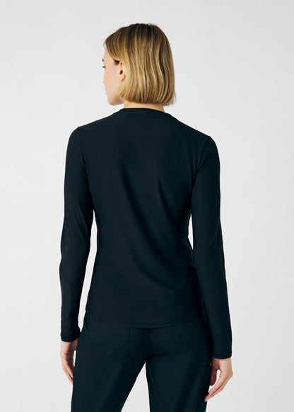 VIBE 1-Pocket Long-Sleeve Tee  | Black