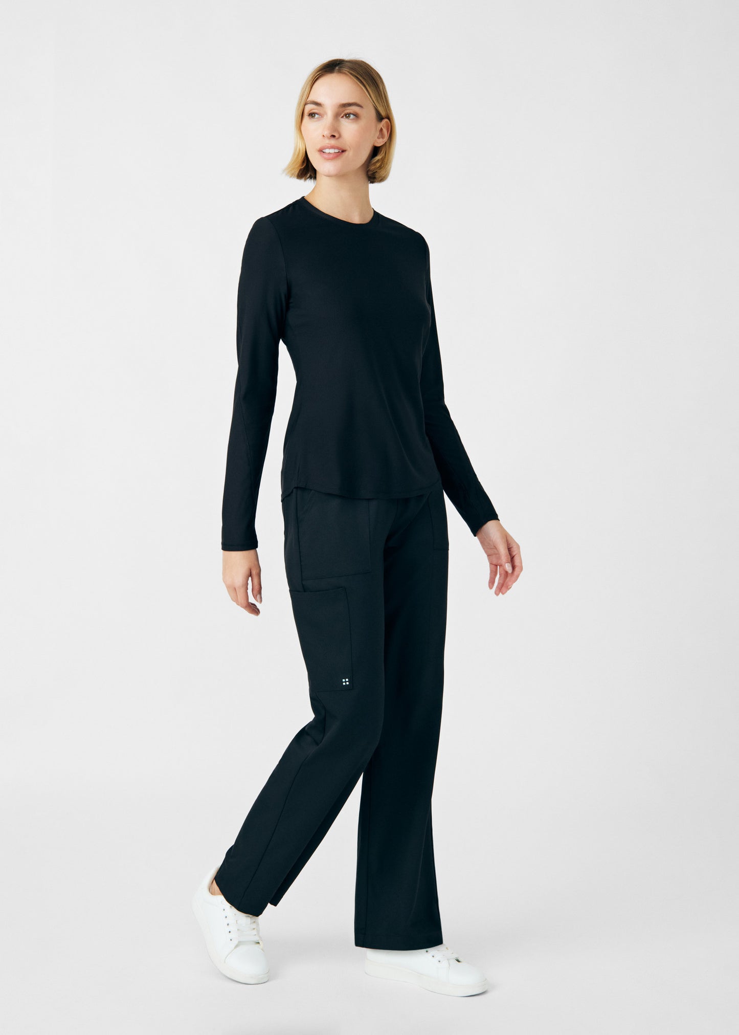 VIBE 1-Pocket Long-Sleeve Tee  | Black