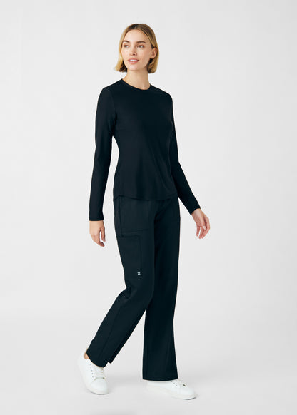 VIBE 1-Pocket Long-Sleeve Tee  | Black