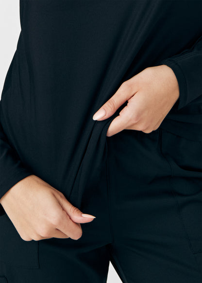 VIBE 1-Pocket Long-Sleeve Tee  | Black