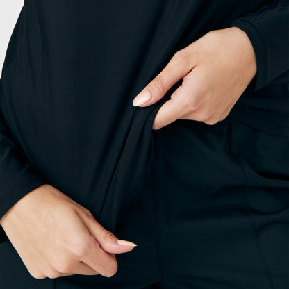 VIBE 1-Pocket Long-Sleeve Tee  | Black