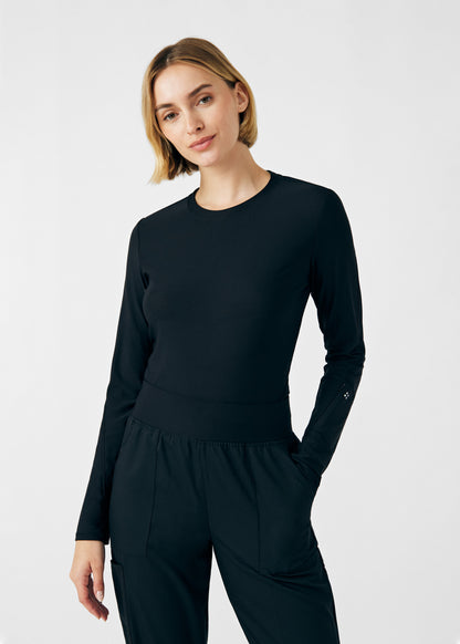 VIBE 1-Pocket Long-Sleeve Tee  | Black