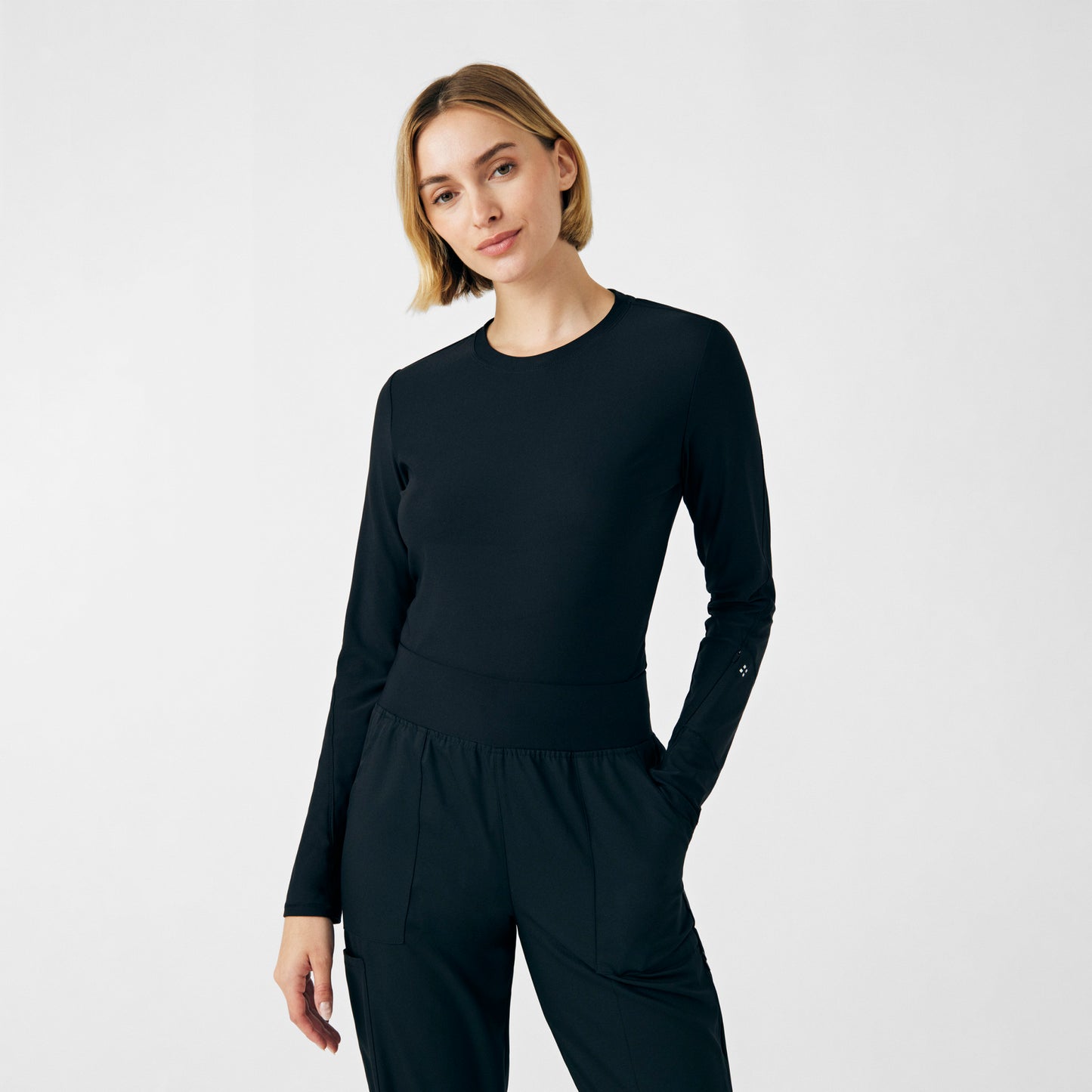 VIBE 1-Pocket Long-Sleeve Tee  | Black