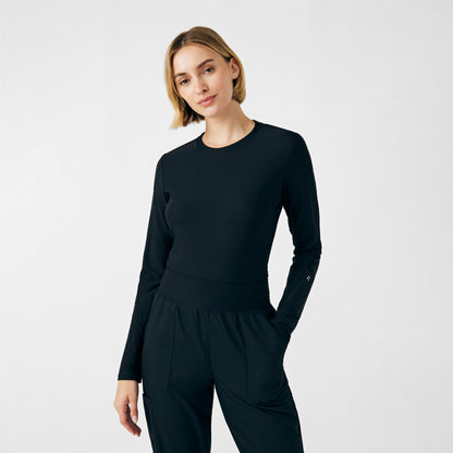 VIBE 1-Pocket Long-Sleeve Tee  | Black