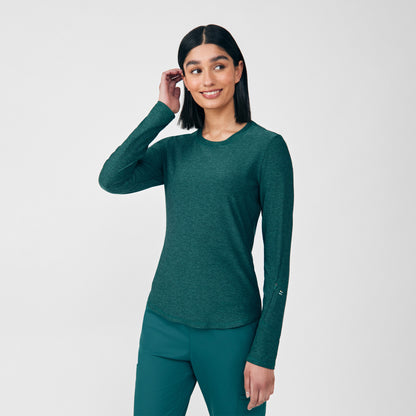 VIBE 1-Pocket Long-Sleeve Tee  | Heather Fern