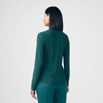 VIBE 1-Pocket Long-Sleeve Tee  | Heather Fern