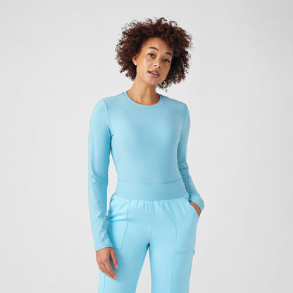 VIBE 1-Pocket Long-Sleeve Tee  | Heather Island Blue