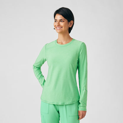 VIBE 1-Pocket Long-Sleeve Tee  | Heather Mint Julep