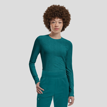 VIBE 1-Pocket Long-Sleeve Tee  | Heather Caribbean