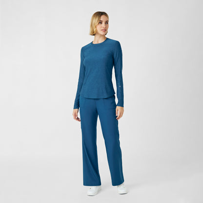 VIBE 1-Pocket Long-Sleeve Tee  | Heather Caribbean