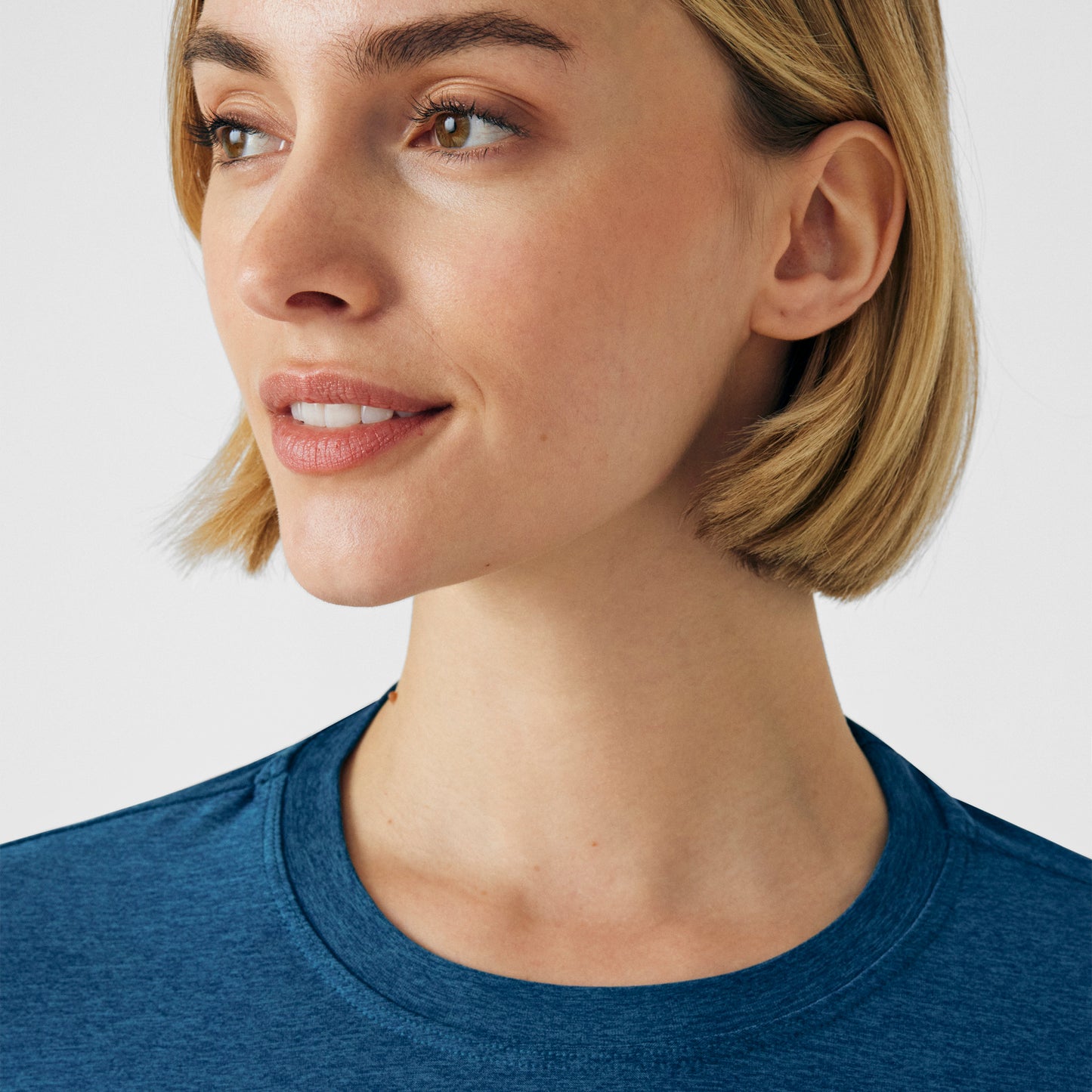 VIBE 1-Pocket Long-Sleeve Tee  | Heather Caribbean