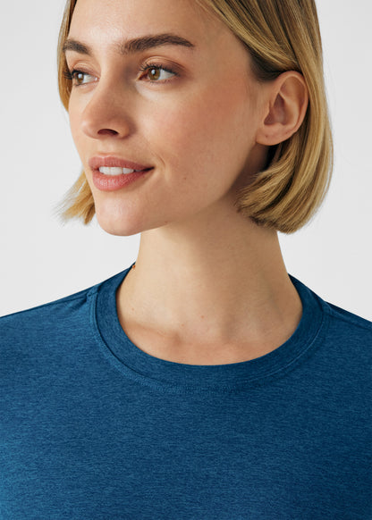 VIBE 1-Pocket Long-Sleeve Tee  | Heather Caribbean