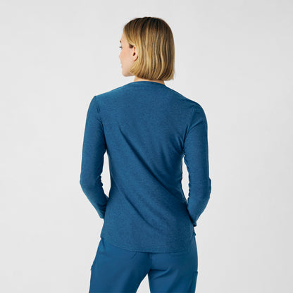 VIBE 1-Pocket Long-Sleeve Tee  | Heather Caribbean