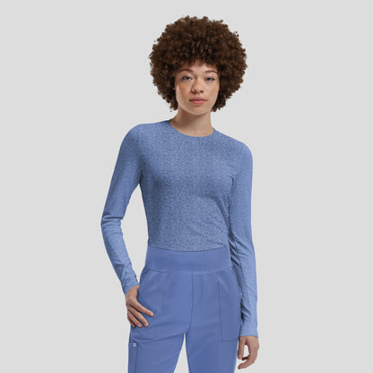 VIBE 1-Pocket Long-Sleeve Tee  | Heather Ceil