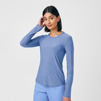 VIBE 1-Pocket Long-Sleeve Tee  | Heather Ceil