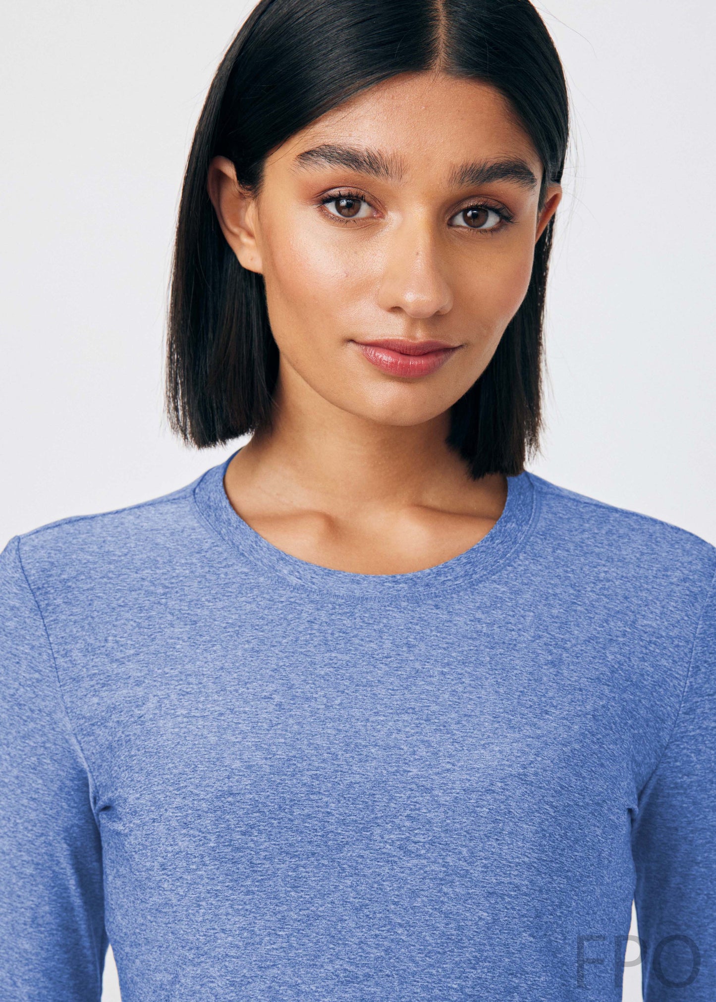 VIBE 1-Pocket Long-Sleeve Tee  | Heather Ceil