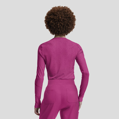 VIBE 1-Pocket Long-Sleeve Tee  | Heather Electric Purple