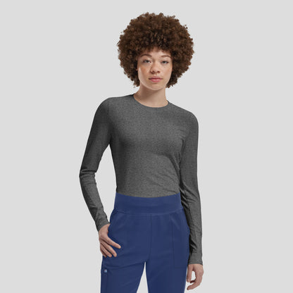 VIBE 1-Pocket Long-Sleeve Tee  | Heather Grey