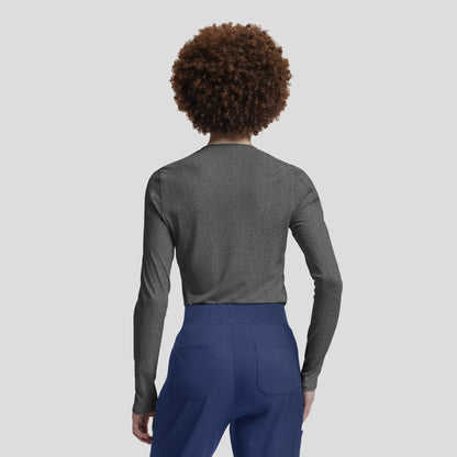 VIBE 1-Pocket Long-Sleeve Tee  | Heather Grey