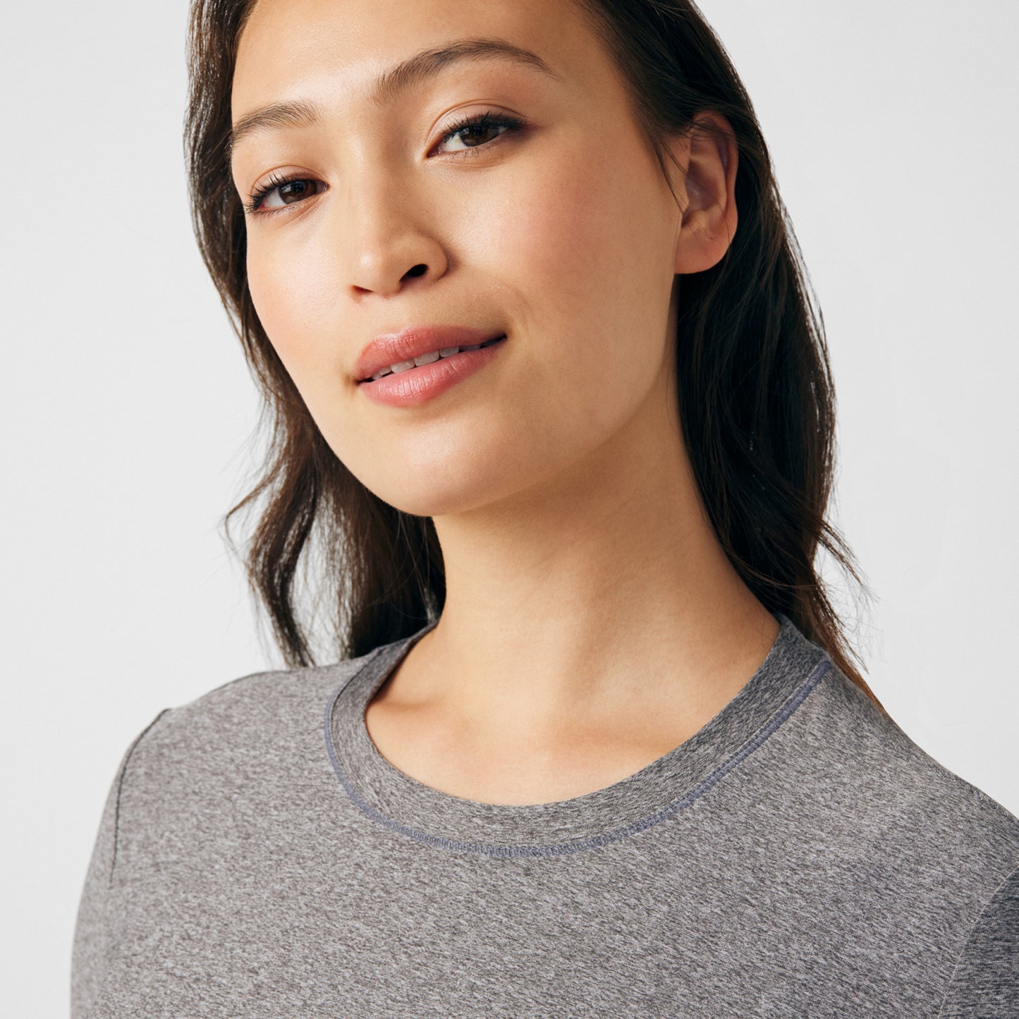 VIBE 1-Pocket Long-Sleeve Tee  | Heather Grey