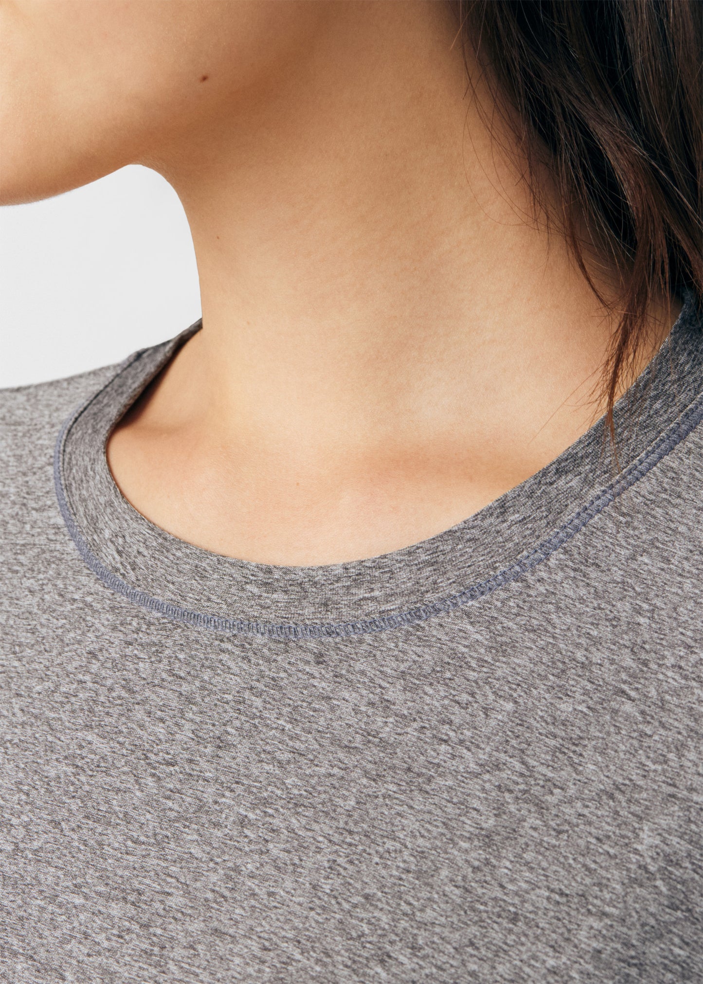 VIBE 1-Pocket Long-Sleeve Tee  | Heather Grey