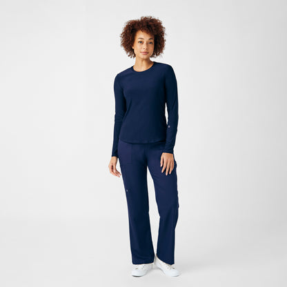 VIBE 1-Pocket Long-Sleeve Tee  | Heather Navy