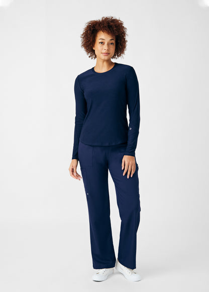 VIBE 1-Pocket Long-Sleeve Tee  | Heather Navy