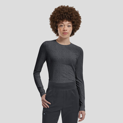 VIBE 1-Pocket Long-Sleeve Tee  | Heather Pewter