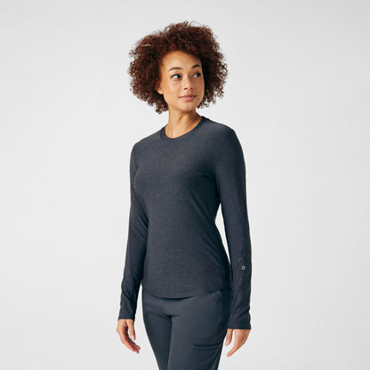 VIBE 1-Pocket Long-Sleeve Tee  | Heather Pewter