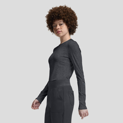 VIBE 1-Pocket Long-Sleeve Tee  | Heather Pewter