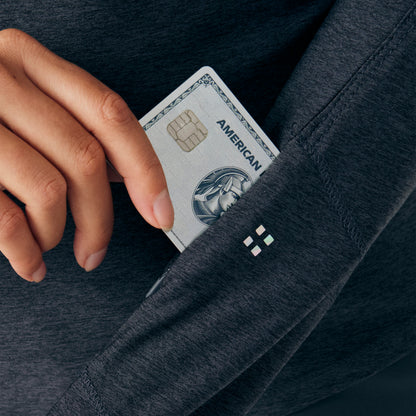 VIBE 1-Pocket Long-Sleeve Tee  | Heather Pewter